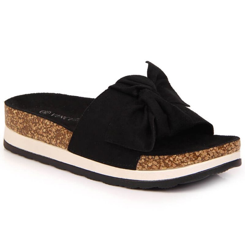 Fekete papucs Vinceza W JAN112A platform masnival Fekete papucs Vinceza W JAN112A platform masnival