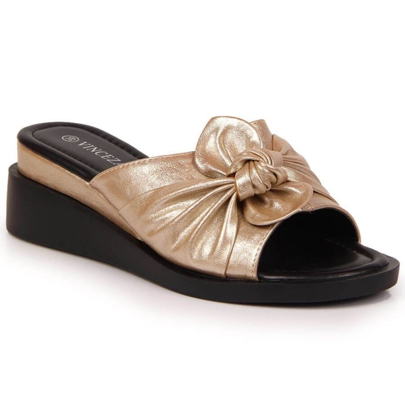 Ékes papucs Vinceza W JAN115A arany aranysárga