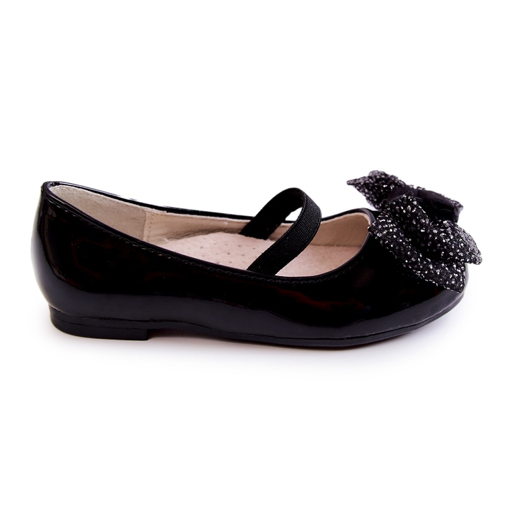 S.Barski Gyerek lakkozott balerinák masnival Fekete Zolly