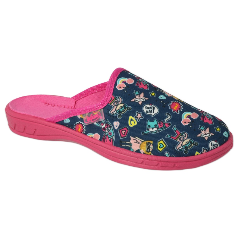 Befado gyermek papucs 707y423 színes alkalmazások kék