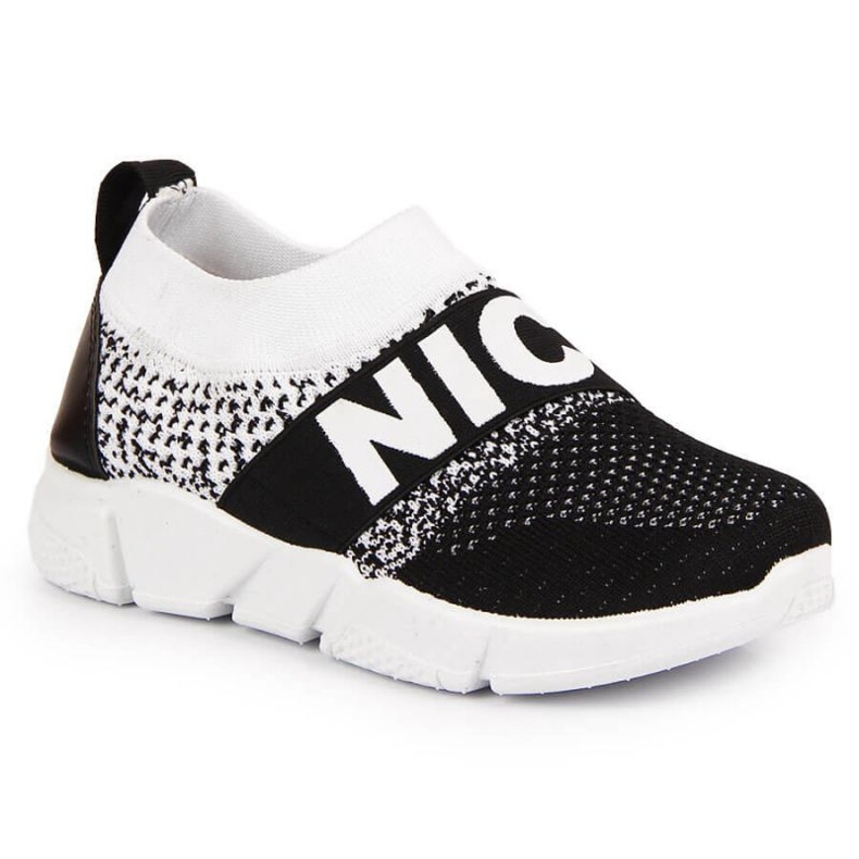 Sportcipő zokni McKeylor Jr JAN94B fekete-fehér