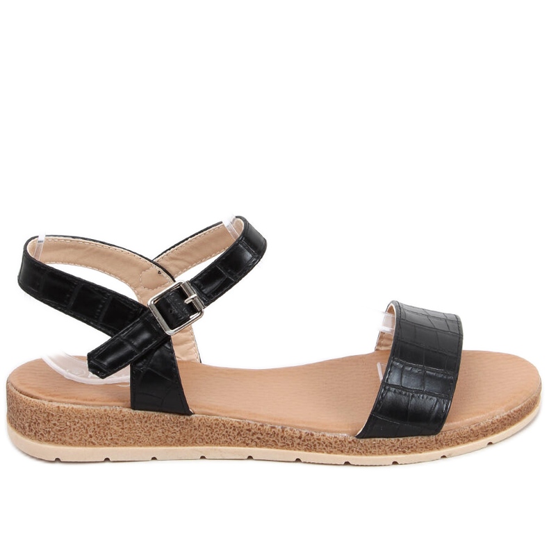 Mervat fekete női szandál