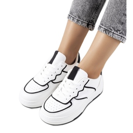 Női Bieke tornacipő, fehér és fekete Női Bieke tornacipő, fehér és fekete