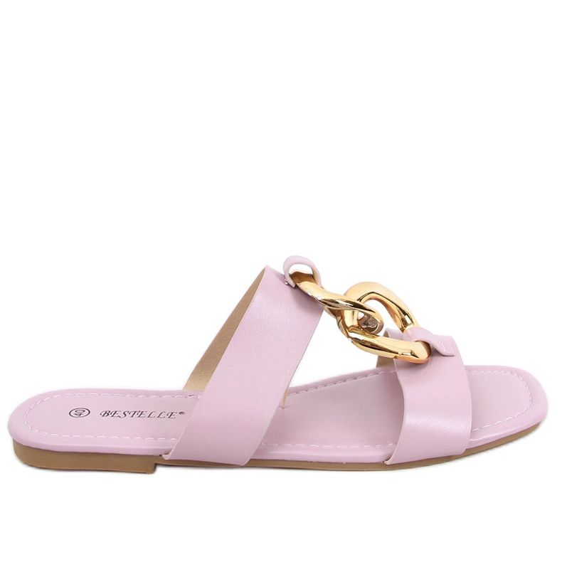 Papucs Saud Purple lánccal rózsaszín