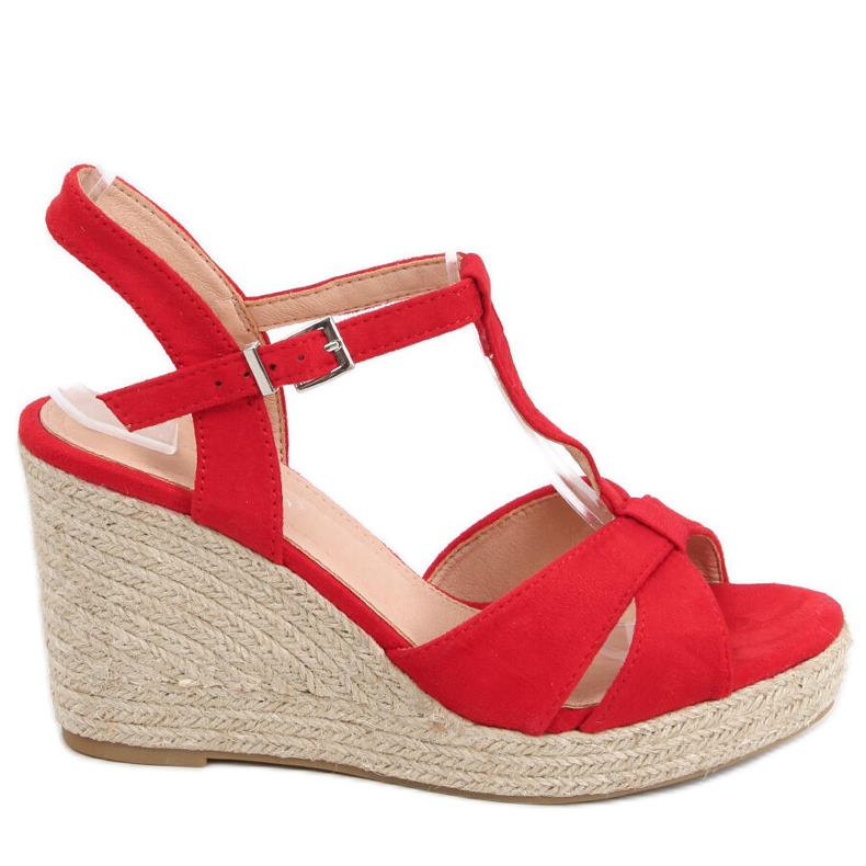 Szandál Espadrilles az éken Basam Red piros Szandál Espadrilles az éken Basam Red piros