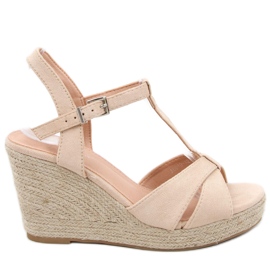 Espadrilles szandál a éken Basam Beige bézs Espadrilles szandál a éken Basam Beige bézs