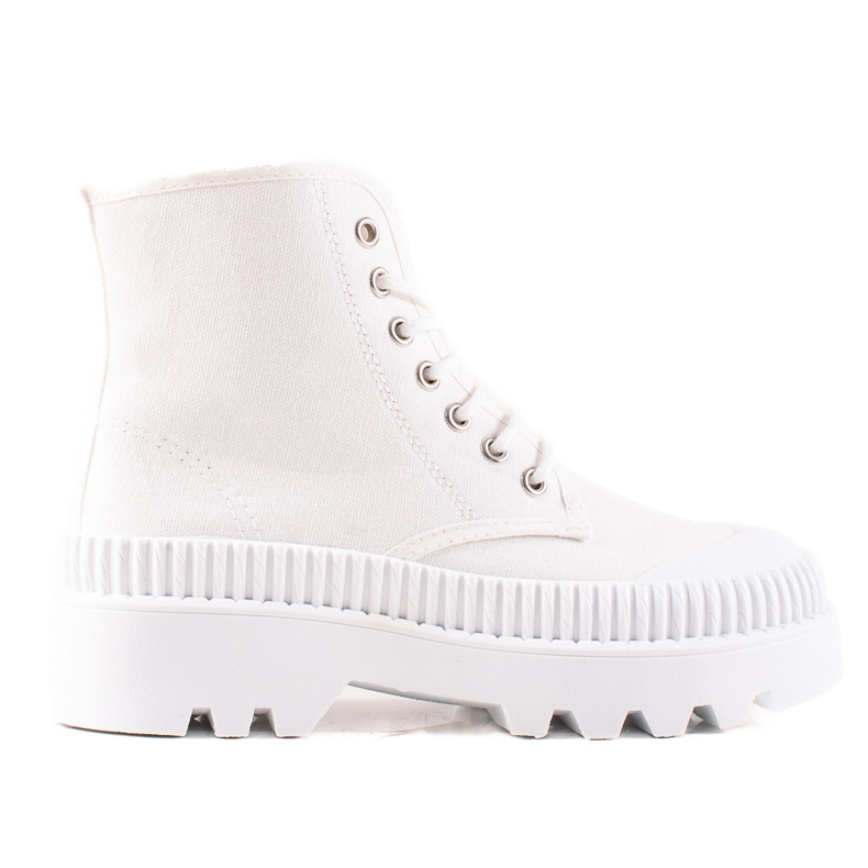 Melisa Divatos cipők a platformon fehér