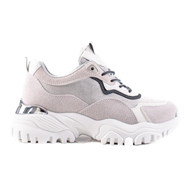 TRENDI Divatos cipők szürke sokszínű