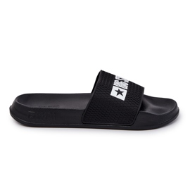 Big Star Férfi flip -flops a nagy csillaggal JJ174505 fekete logó