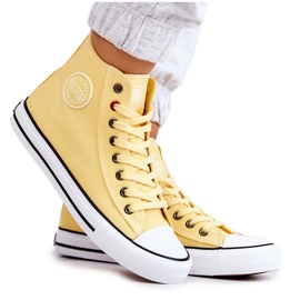Női magas tornacipő Big Star JJ274207 sárga
