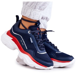 Női sportcipő Big Star JJ274A117 Sötétkék