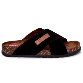 Férfi kényelmes papucs Big Star JJ176005 fekete