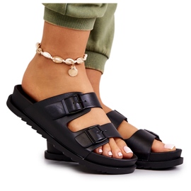 S.Barski Fekete Corina papucs csattal S.Barski Fekete Corina papucs csattal