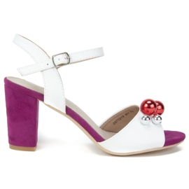 Filippo DS772 / 19 Wh Fh fehér szandál rózsaszín