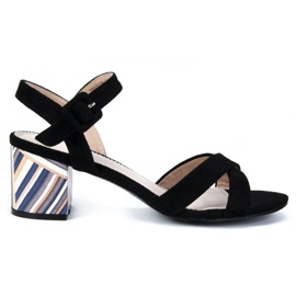 Filippo DS818 / 19 Bk Fekete szandál