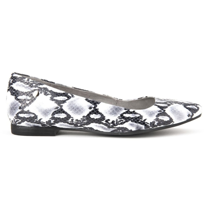 Filippo cipő 00873-62 / 00-5 Snake Fekete-fehér szürke