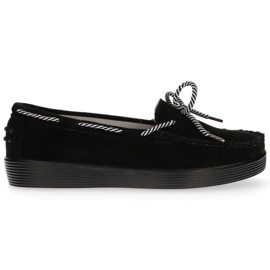 Bőr cipő Filippo DP1200 / 20 Bk fekete