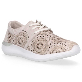 Bőr cipő Filippo DP201 / 20 Pi rózsaszín Bőr cipő Filippo DP201 / 20 Pi rózsaszín