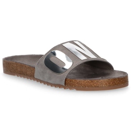 Filippo DK1374 / 20 Gr szürke papucs