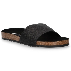 Filippo DK1373 / 20 Bk Fekete papucs Filippo DK1373 / 20 Bk Fekete papucs