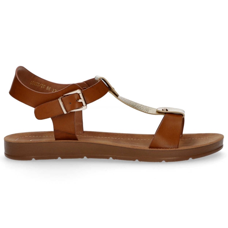 Filippo DS105 / 20 Br barna szandál sárga