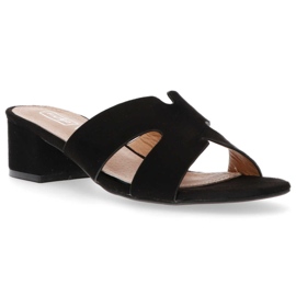 Filippo DK1358 / 20 Bk fekete papucs Filippo DK1358 / 20 Bk fekete papucs