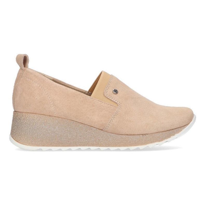 Bőr tornacipő Filippo DP1500 / 21 Legyen bézs