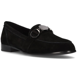 Bőr mokaszin Filippo DP2148 / 21 Bk fekete Bőr mokaszin Filippo DP2148 / 21 Bk fekete