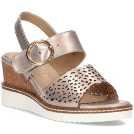 Szandál az éken Filippo DS2077 / 21 Go golden aranysárga Szandál az éken Filippo DS2077 / 21 Go golden aranysárga