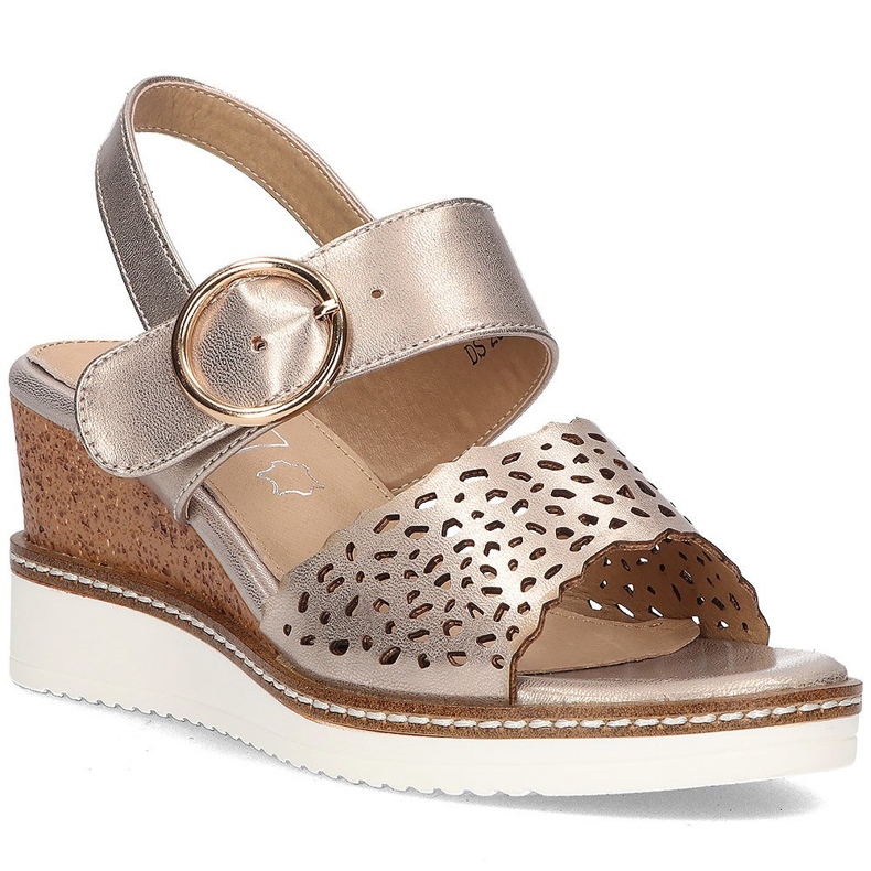 Szandál az éken Filippo DS2077 / 21 Go golden aranysárga