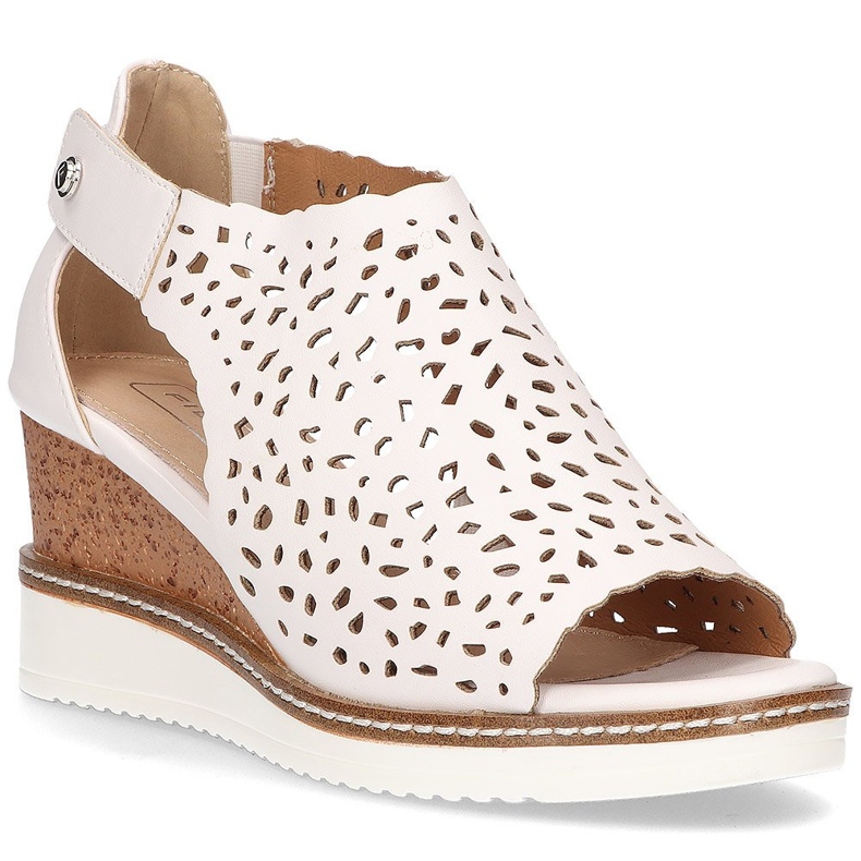 Szandál az éken Filippo DS2074 / 21 Wh fehér