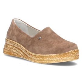 Bőr cipő Filippo DP2164 / 21 Sd barna Bőr cipő Filippo DP2164 / 21 Sd barna