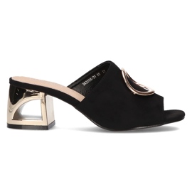 Filippo DK2088 / 21 Bk fekete papucs Filippo DK2088 / 21 Bk fekete papucs