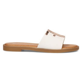 Filippo DK2103 / 21 Wh fehér papucs