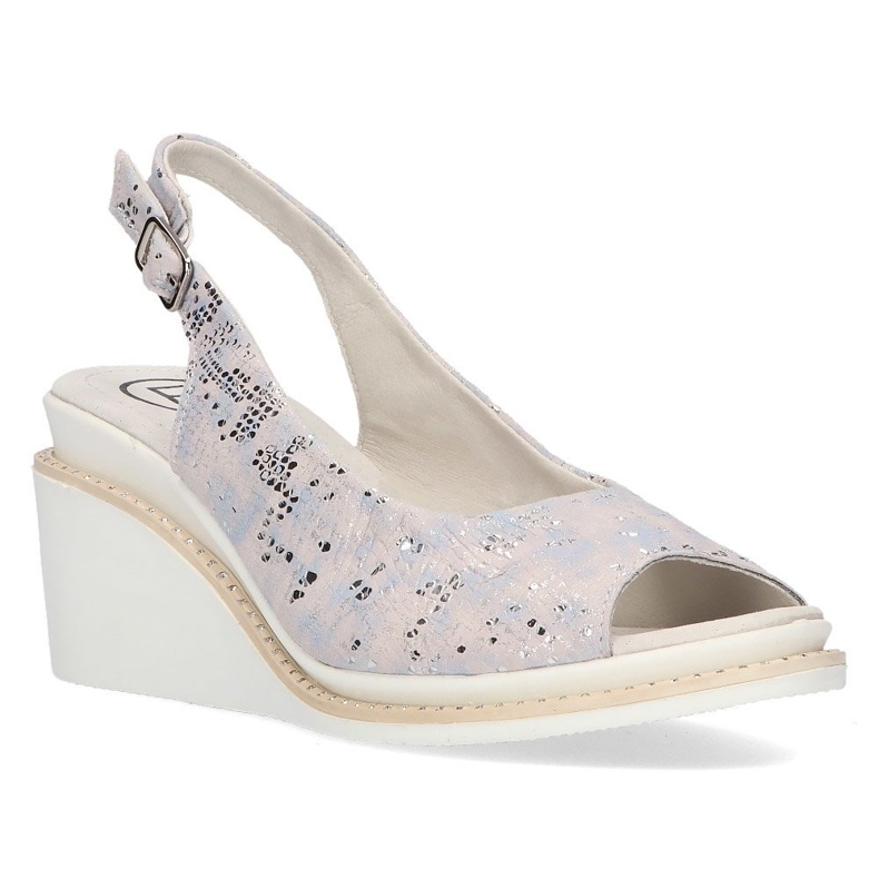 Bőr szandál Filippo DS2150 / 21 Si ezüst