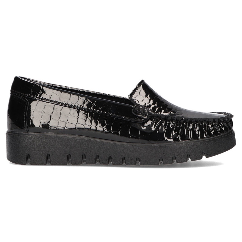 Bőr cipő Filippo DP3024 / 21 Bk Cr fekete Bőr cipő Filippo DP3024 / 21 Bk Cr fekete