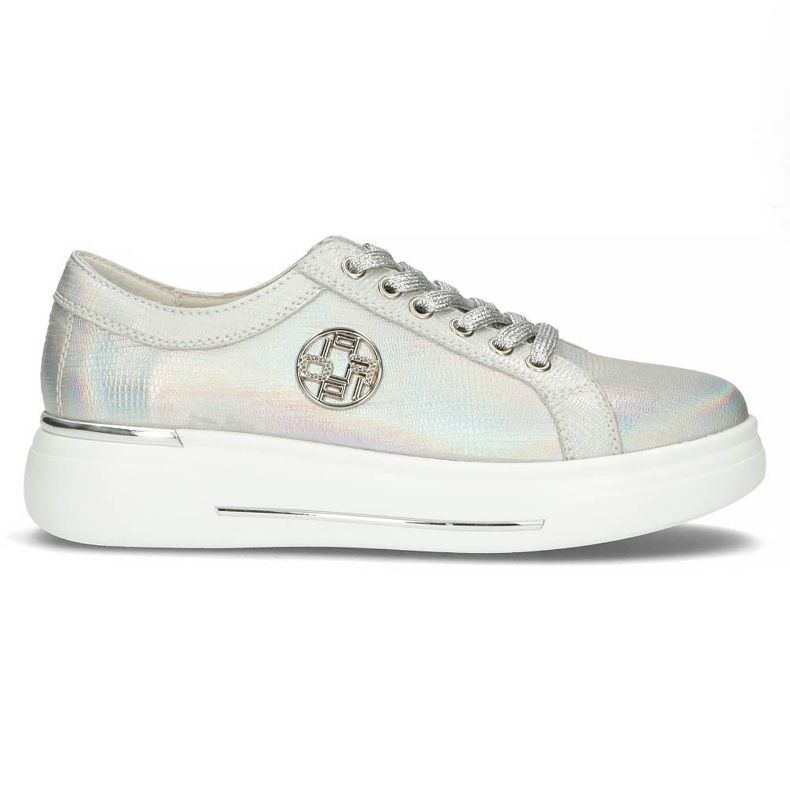 Bőr cipő FILIPPO DP3506 / 22 Si ezüst