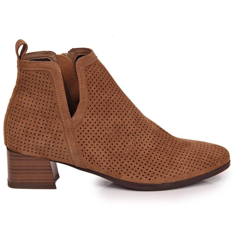 Áttört csizma Vinceza W JAN89B barna