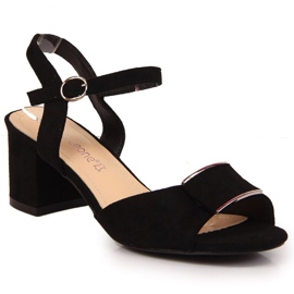 Szandál Sergio Leone W SK139E posztján fekete