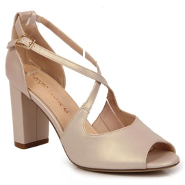 Gyöngyházas szandál Sergio Leone W SK210D bézs Gyöngyházas szandál Sergio Leone W SK210D bézs