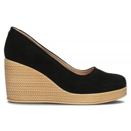 Bőr cipő Filippo DP3521 / 22 Bk Su fekete