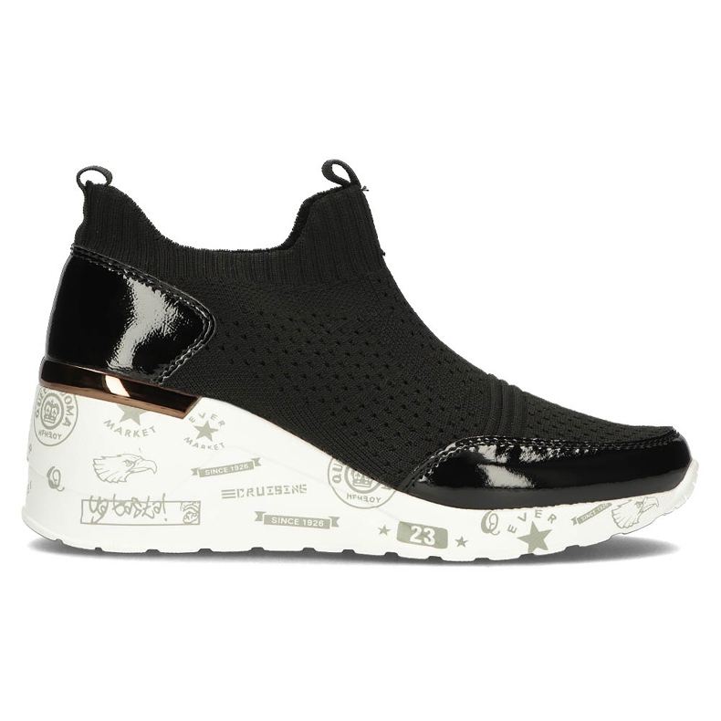 Bőr cipő Filippo DP3551 / 22 Bk fekete Bőr cipő Filippo DP3551 / 22 Bk fekete