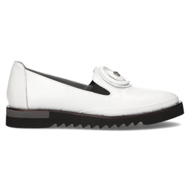 Bőr cipő Filippo DP3915 / 22 Wh fehér Bőr cipő Filippo DP3915 / 22 Wh fehér