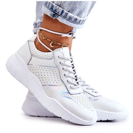 S.Barski Klasszikus női tornacipő, fehér Carly S.Barski Klasszikus női tornacipő, fehér Carly