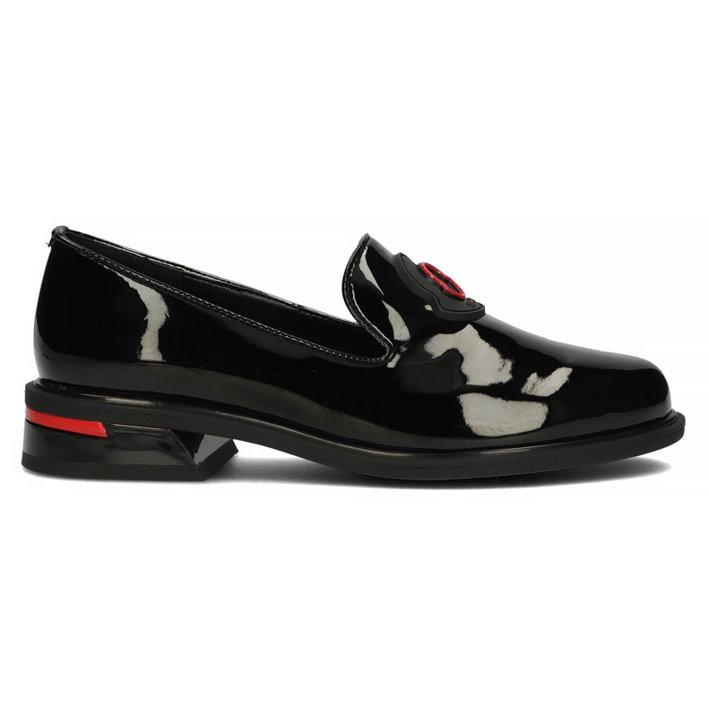 Bőr cipő Filippo DP3720 / 22 Bk fekete