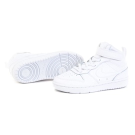 Nike Court Borough Mid 2 CD7783-100 cipő fehér