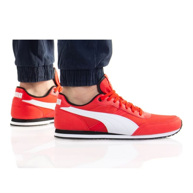 Puma St Runner Essential M 383055 03 fehér narancssárga