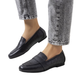 Fekete bőr női juhar cipő Fekete bőr női juhar cipő