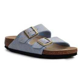 Birkenstock Arizona Fényes Python Dusty Blue W 1021463 kék Birkenstock Arizona Fényes Python Dusty Blue W 1021463 kék