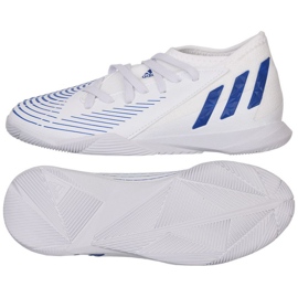 Adidas Predator Edge.3 In Jr GX2647 futballcipő fehér fehér
